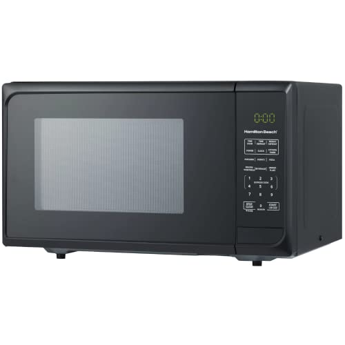  LERORA 0.9 Cu. Ft. Matte Black Microwave Oven,+30 Seconds, Full Power Express Cook,Defrost By Weight And By Time.