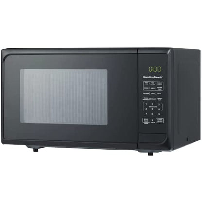  LERORA 0.9 Cu. Ft. Matte Black Microwave Oven,+30 Seconds, Full Power Express Cook,Defrost By Weight And By Time.