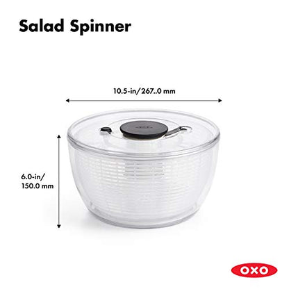  OXO Good Grips Salad Spinner & Salad Dressing Shaker Clear