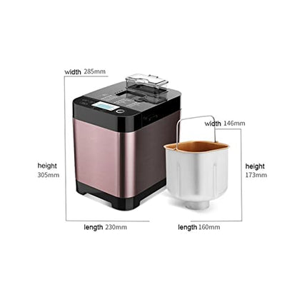  MBJ Bread Maker Automatic Electric Bread Maker Intelligent Fruit Bread Cake Baking Machine Toast Breadmaker Yogurt Fermenter Dough Mixer