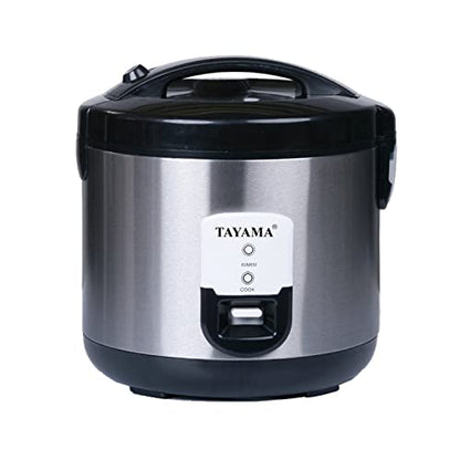  Ayama 20-Cup Stainless Steel Automatic Rice Cooker & Food Steamer