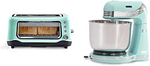 Dash Clear View Toaster: Extra Wide Slot Toaster With See Through Window - Defrost, Reheat + Auto Shut Off Feature For Bagels, Specialty Breads & Other Baked Goods - Black