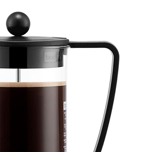 Bodum New Brazil 8-Cup French Press Coffee Maker, 34-Ounce, Black