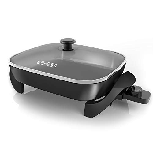 Black & Decker Lack & Decker SK1215BC Family Sized Electric Skillet, Black