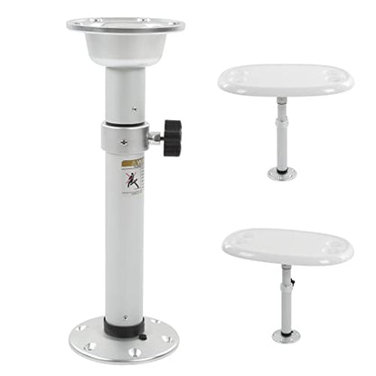  Jopwkuin RV Table Pedestal, Detachable Stable Telescopic Rustproof 540‑760mm High Strength Table Stand Sturdy For Caravan For Boat
