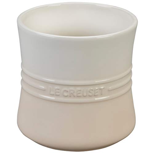 Le Creuset Stoneware Utensil Crock, 2.75 Qt., Meringue