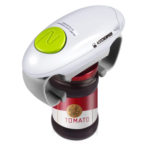  Igher Torque Electric Jar Opener For Seniors With Arthritis Fit Almost Jars Size, Strong Tough Automatic Jar Opener For Weak Hands, Hands Free Battery Operated Bottle Opener For Arthritic Hands