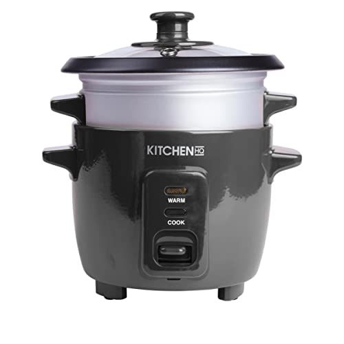 GENERIC Kitchen HQ 2-Cup Multi-Cooker And Steamer Set W/Spoon & Measuring Cup (Renewed)