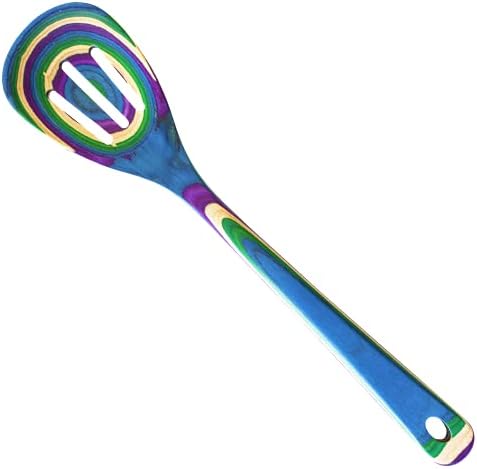  Ique Mumbai Collection 2-in-1 Wooden Measuring Spoon With Tablespoon And Teaspoon Measurements