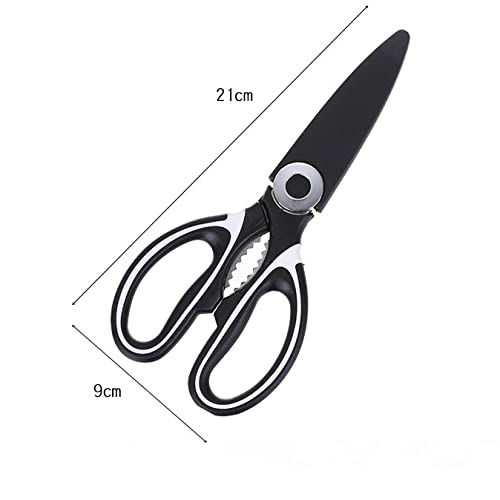  Wolpin Stainless Steel Kitchen Scissor With Cover Multipurpose Kitchen Household And Garden Scissor