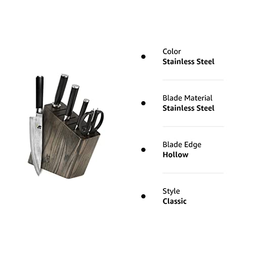  Classic 6-piece Slim Knife Block Set