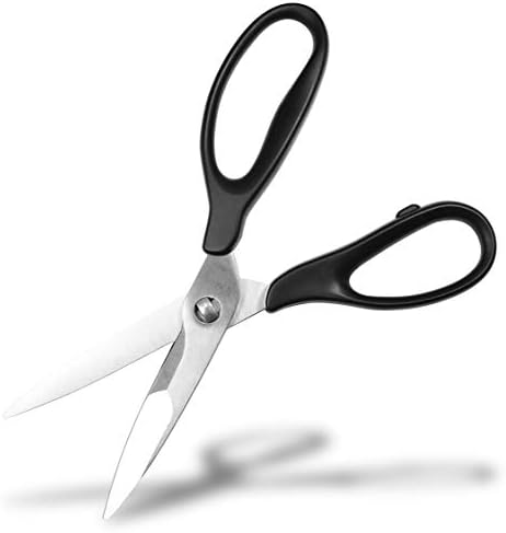  Seki Japan V.ROAD Heavy Duty Kitchen Scissors, Multifunctional Utility Shears, Stainless Steel Blade Black PP Soft Handle For Meat, Vegetable