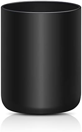  Black Utensil Holder For Kitchen Counter, Matte Ceramic Cooking Utensils Holder For Countertop, Modern Spatula Holder Crock, Rustic Porcelain Utensil Jar For Farmhouse Décor By SMARTHOM 4.4 * 6.2 IN
