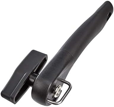 Amazon Basics Can Opener, Black Soft Grip Handle