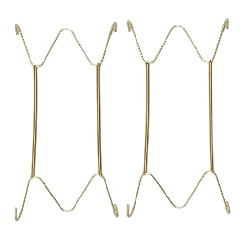  4pcs Invisible Wall Hanging Plate Hook Hanger Dish Display Holder W Shape