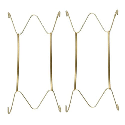  4pcs Invisible Wall Hanging Plate Hook Hanger Dish Display Holder W Shape