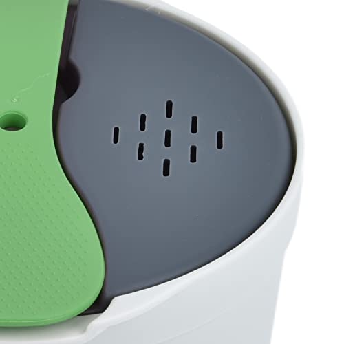  Microwave Rice Cooker Set, 2L Rice Spoon Lid Strainer Steaming Pot Rice Cooke For Home Office(green)