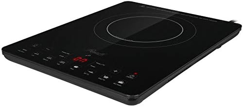 Portable Induction Cooktop Burner, 1800W, 8 Cooking Modes, 10 Power/Temp Levels, Touch Panel, LED Display, Timer, Auto Shut-Off, Child Safety Lock, Includes Stainless Steel Pot (RHAI-21001)