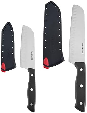  Edgekeeper Self-Sharpening Triple Riveted Cleaver Knife, 6-Inch, Black
