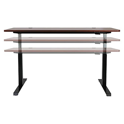  Alera ALEHTPN1B AdaptivErgo 26.18 In. 39.57 In. Pneumatic Height-Adjustable Table Base - Black
