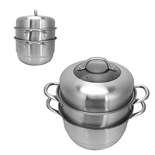  Stainless Steel Steamers, Even Heat Transfer Resistance Steam Pot For Home