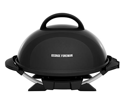  Indoor/Outdoor Electric Grill, 15-Serving, Black
