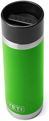 Yeti Rambler 18 Oz Bottle, Stainless Steel, Vacuum Insulated, With Hot Shot Cap, Charcoal