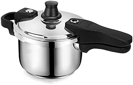  Stainless Steel Pressure Cooker Pressure Cooker, 304 Thick Household Gas Induction Cooker, General Purpose, Explosion-proof Safety Large Capacity (Size : 3L)