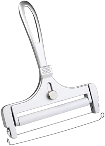  Stainless Steel Wire Cheese Slicer, Adjustable Thickness Cheese Cutter For Soft, Semi-Hard Cheeses Kitchen Cooking Tool