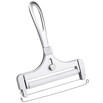  Stainless Steel Wire Cheese Slicer, Adjustable Thickness Cheese Cutter For Soft, Semi-Hard Cheeses Kitchen Cooking Tool