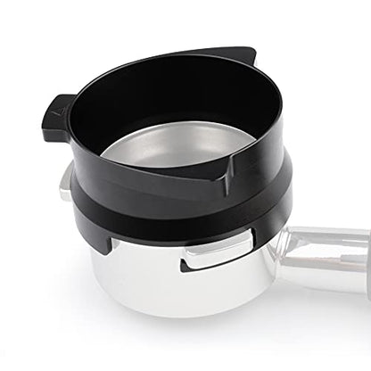  54mm Espresso Dosing Funnel For Breville Barista Portafilters (Aluminum Alloy-Silver)
