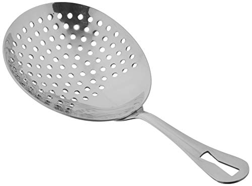  Julep Cup, Stainless & Julep Strainer, Stainless Steel