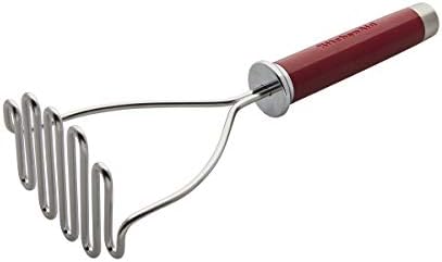  Gourmet Stainless Steel Wire Masher, 10.24-Inch, Black & KE112OHOBA KitchenAid Classic Euro Peeler, One Size Black 2
