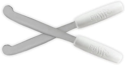  ! The Ultimate PB Knife. Stir, Scrape, And Clean The BIG Jars (White, 1)