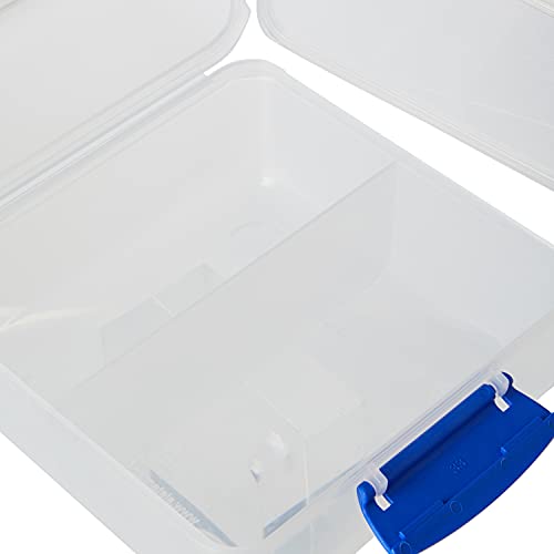 Sistema Lunch Collection Lunch Cube, 47.3 Oz./1.4 L, Clear/Blue