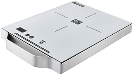  11inch Portable, Single-Burner Induction Cooktop - With Handle (Silver)