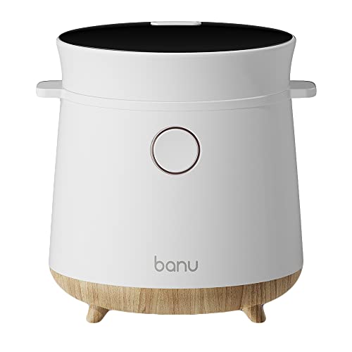 Anu Mini Low Carb Digital Programmable Multi-Functional Rice Cooker, Reduce Sugar Slow Cooker, Warmer, 3 Cups (white Rice), 1 Cup (Low Carb Rice) Uncooked, One-Touch Cooking, 24 Hours Delay Timer, Auto Keep Warm Feature