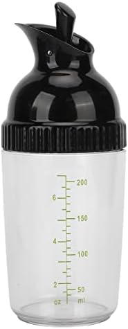  Salad Dressing Shaker For Mixing Ranch And Sauce, One Hand Leak Proof Spout Lid For Pouring And Measurement Marks With Good Grip Rubber, Italian Dressing Shaker Oil And Vinegar (Green)