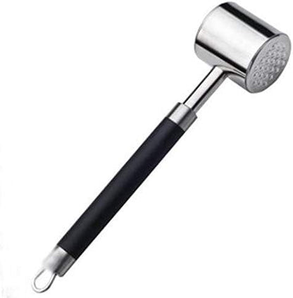  Zeerkeer Meat Tenderizer Hammer Tool Stainless Steel Dual-Sided Meat Mallet For Tenderizing Flattening Steak, Beef, Chicken, Pork And Poultry-Dishwasher Safe