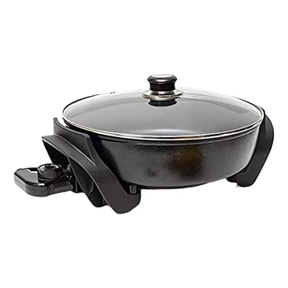  Nstick Extra Deep Electric Skillet - With Lid With Steam Vent (12 Inch)