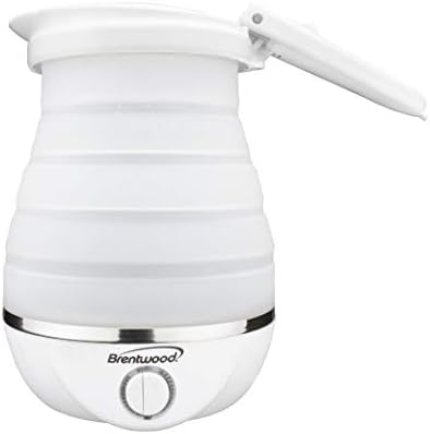  Appliances KT-1508BK .85-Quart Dual-Voltage Collapsible-Travel Kettle (Black), 0.85Q