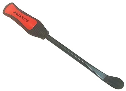  Sluice Fox Prospecting Crevice Tool; Huntley Style Spoon Scoop Scraping Tool For Gold Panning Kits; 11 Inch Heavy Duty Scraping Pry Bar With Paydirt Spoon Tip