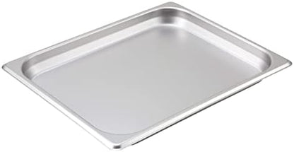  Winco 2 1/2-Inch Anti-Jamming Steam Pan, Half, 24-Gauge