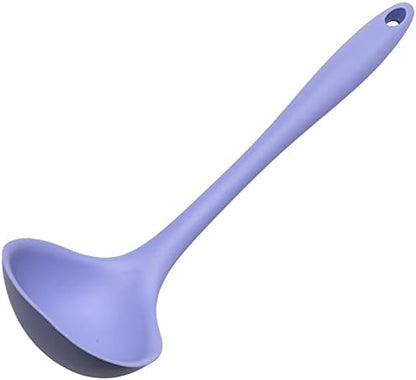  Premium Silicone Cooking Ladle, 11.25 Inch, Red