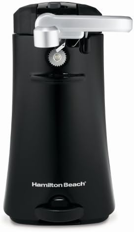 Hamilton Beach OpenStation Electric Automatic Can Opener For Kitchen With Multi-Tool And Jar Lid Remover, Auto Shutoff, Cord Storage, And Sure Cut Technology, Black