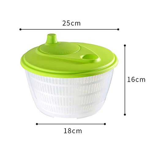  HEIMP Dryer Salad Spinner Large, With Clips & Locking Lid, Lettuce Vegetables Washer Dryer Drainer Crisper Strainer For Home Kitchen Washing Kitchen Slicer
