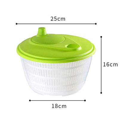  HEIMP Dryer Salad Spinner Large, With Clips & Locking Lid, Lettuce Vegetables Washer Dryer Drainer Crisper Strainer For Home Kitchen Washing Kitchen Slicer