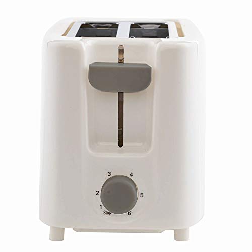  -TT011 Electric Toaster, 2 Slice, White