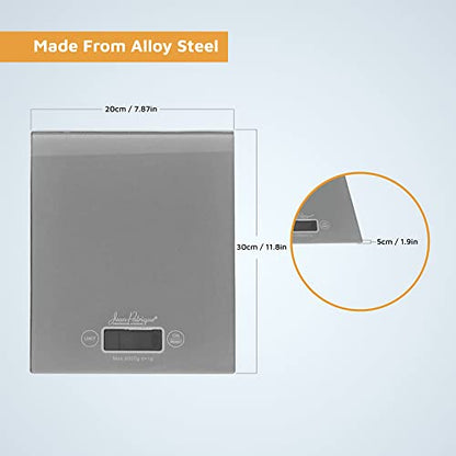  Digital Kitchen Scales - Grey
