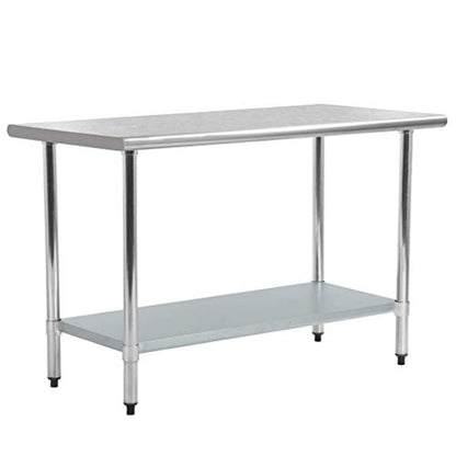  24"x60" Stainless Steel Kitchen Work Table Commercial Kitchen Restaurant Table